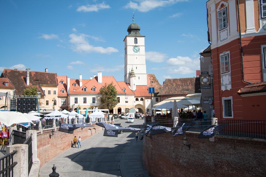 Ferienwohnung Garsoniera Alegna Hermannstadt Exterior foto