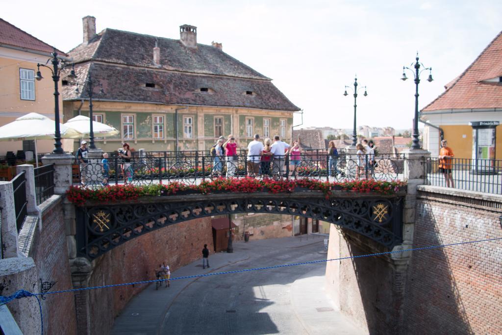 Ferienwohnung Garsoniera Alegna Hermannstadt Exterior foto